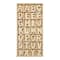6 Packs: 140 ct. (840 total) 1.25" Punch Cut Wood Alphabet Set by Make Market®